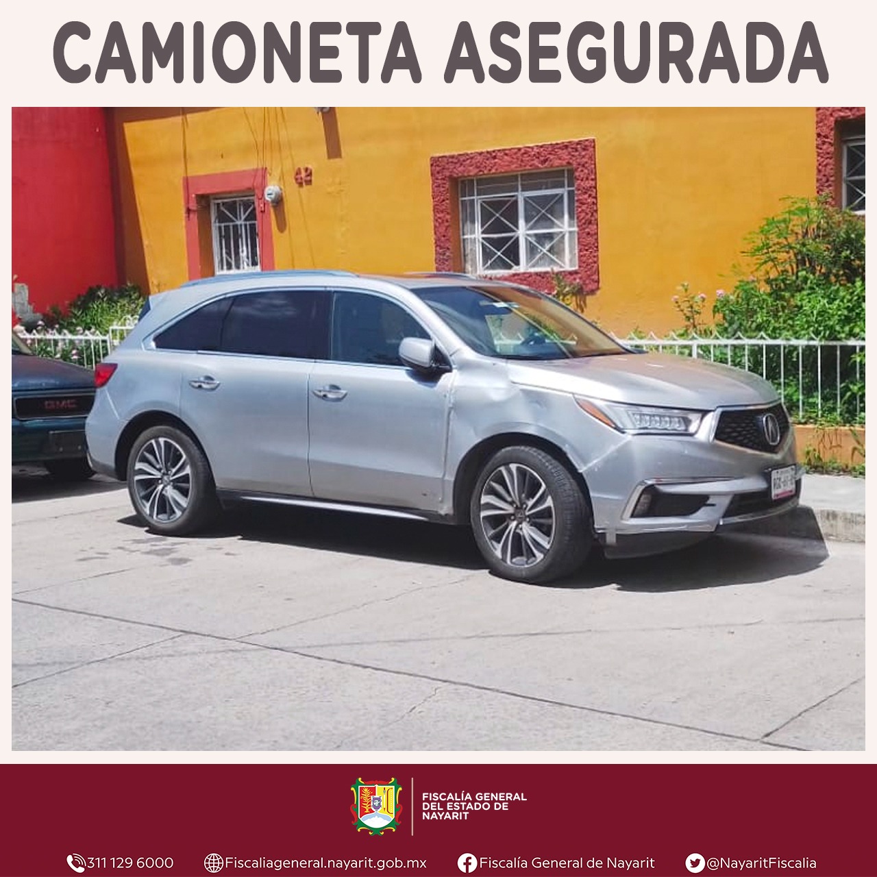 Aseguran camioneta de Castellón