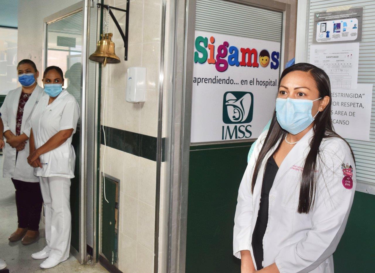 IMSS: Pequeño supera el cáncer