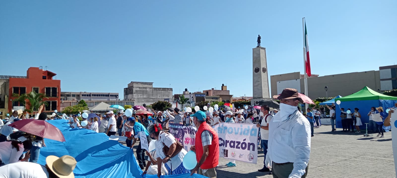 Marcha a Favor de la Mujer y de la Vida por la Paz