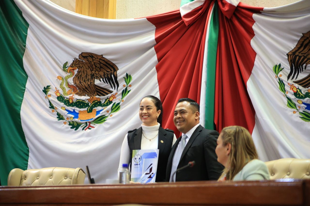 Recibe Congreso informe de la Comisión de Defensa de los Derechos Humanos