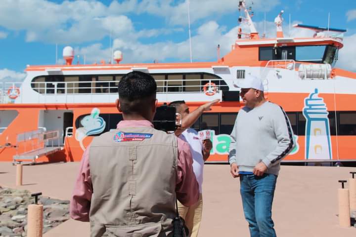 Como un hecho histórico…Zarpó desde el Puerto histórico 1er. Ferry con pasaje turístico a Islas Marías