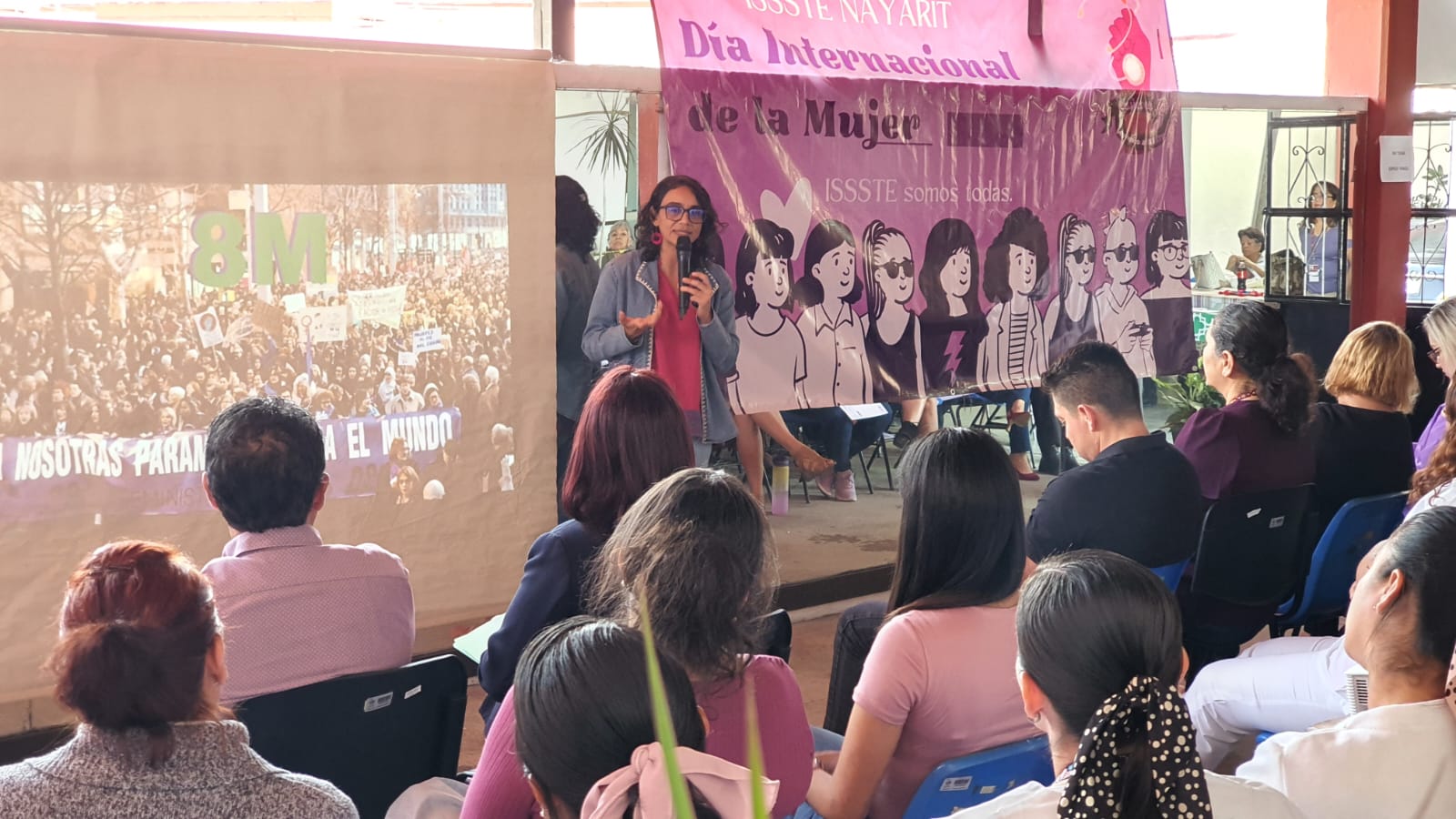 Presentan ponencia en el Issste Nayarit:“Cultura igualitaria: Espacios laborales libres de violencia de género”