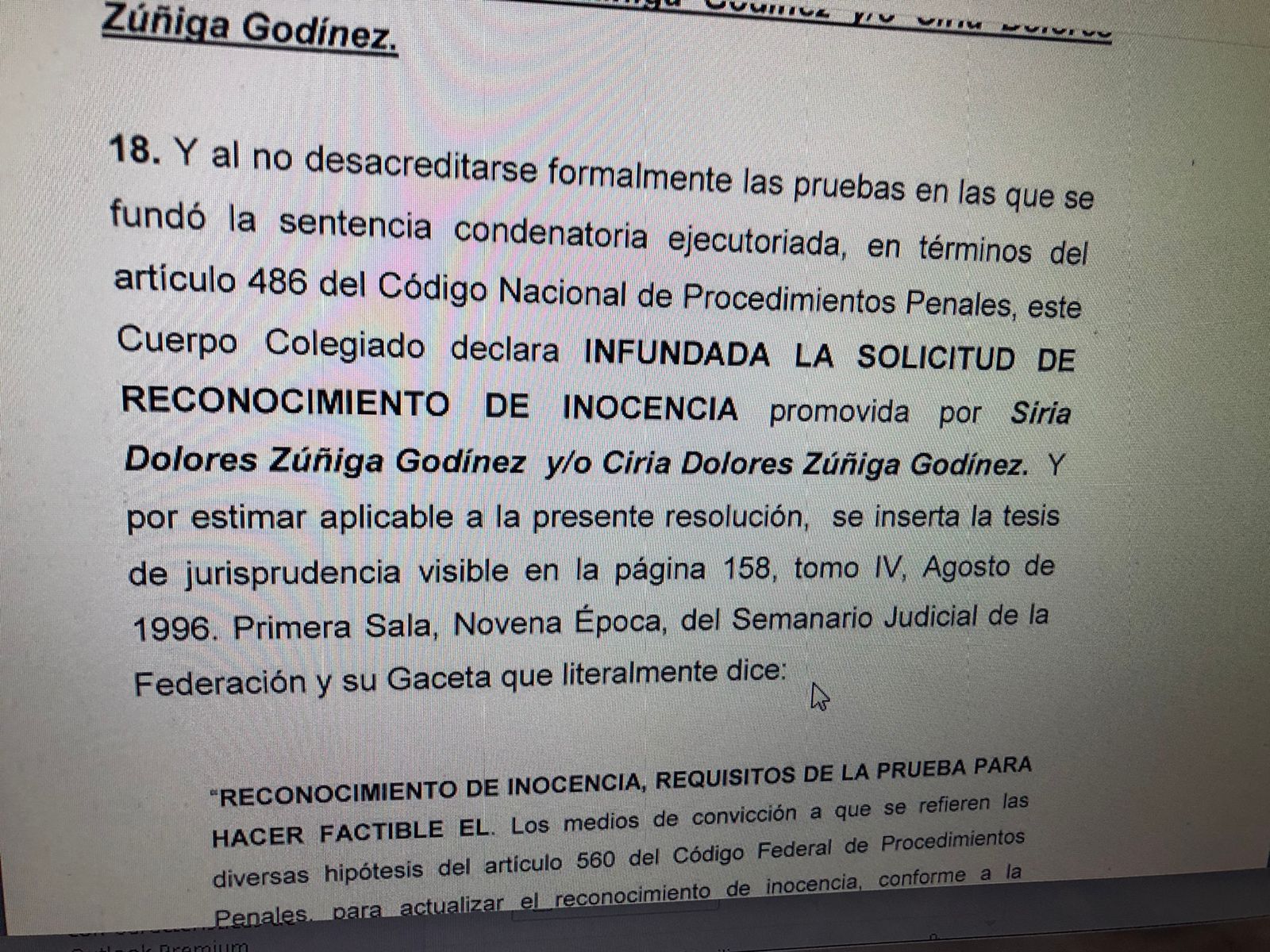 Se quiere “cobijar” con Colectivos de Familiares de Desaparecidos para evitar ser detenida