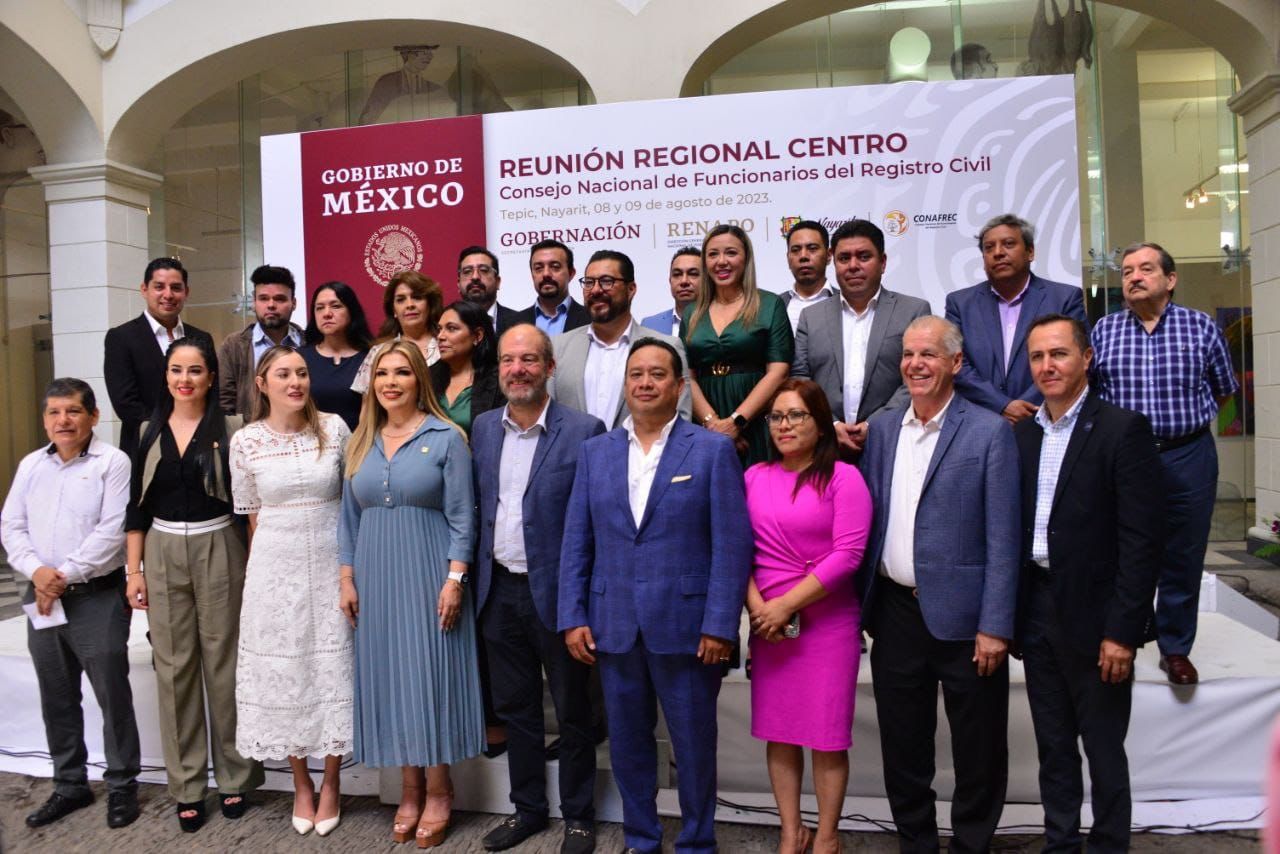 Nayarit, sede regional de funcionarios del Registro Civil