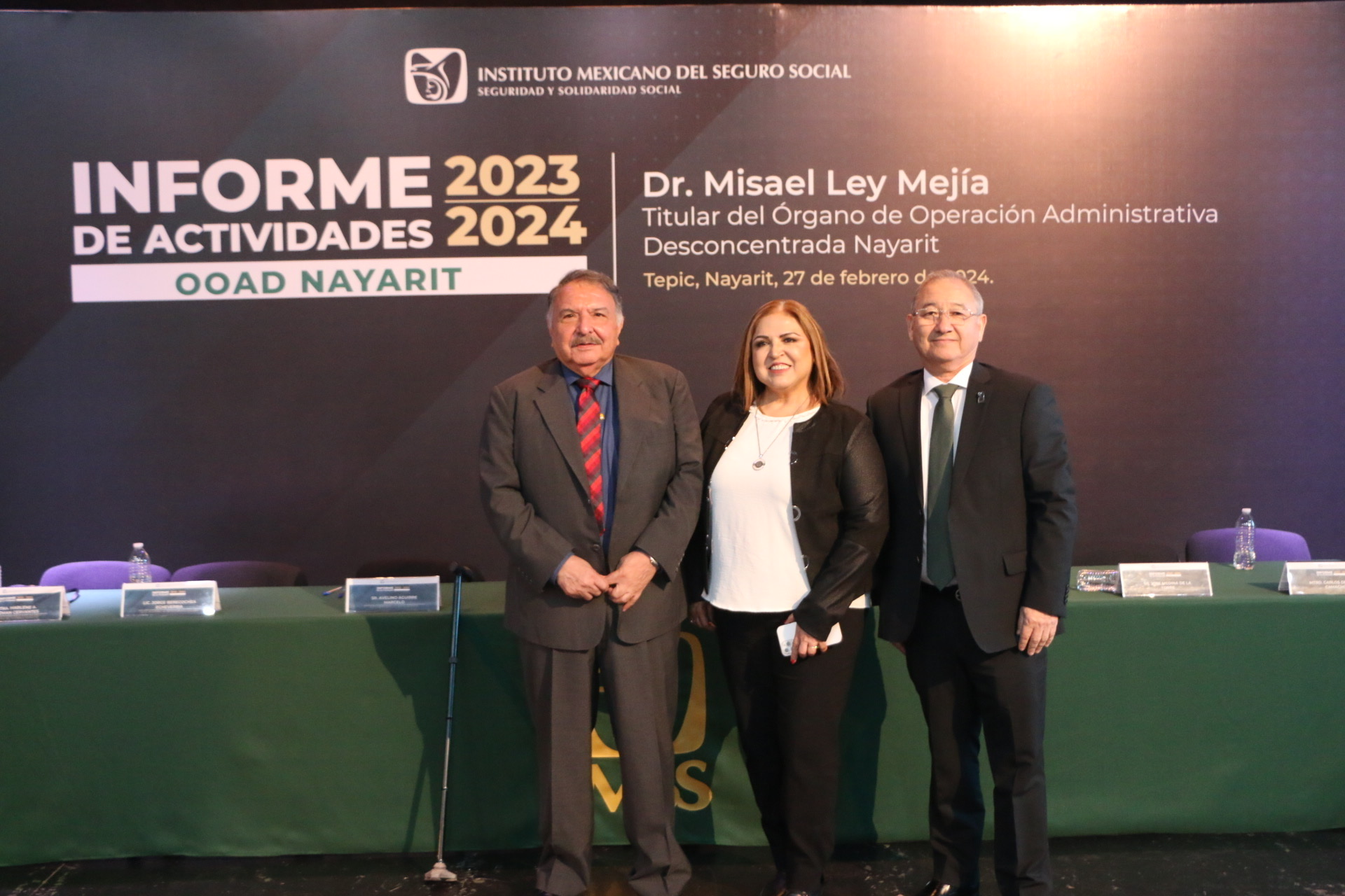 Rinde titular del IMSS Nayarit informe de        actividades 2023-2024 con acciones históricas