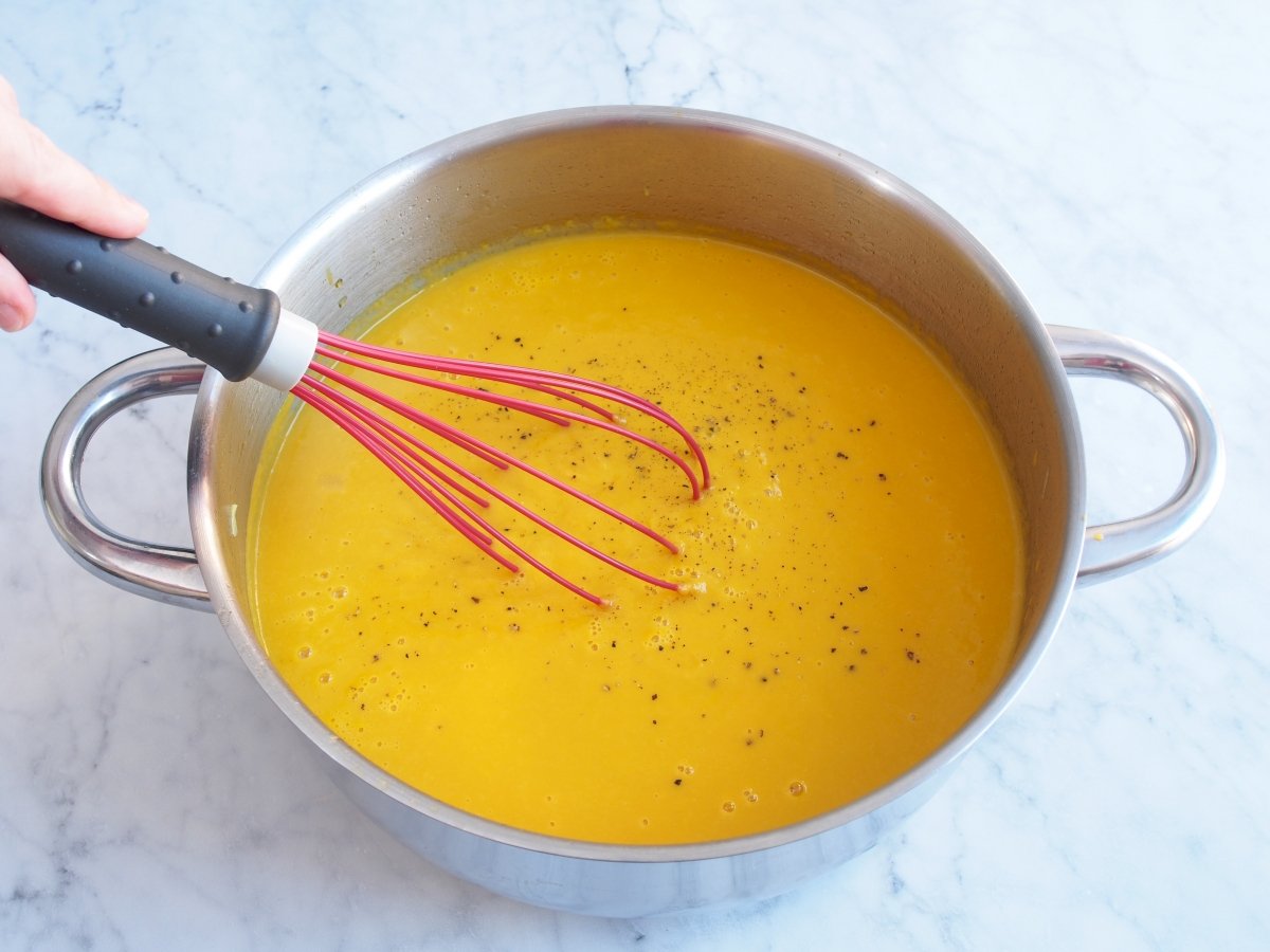 Rica receta, crema de verduras