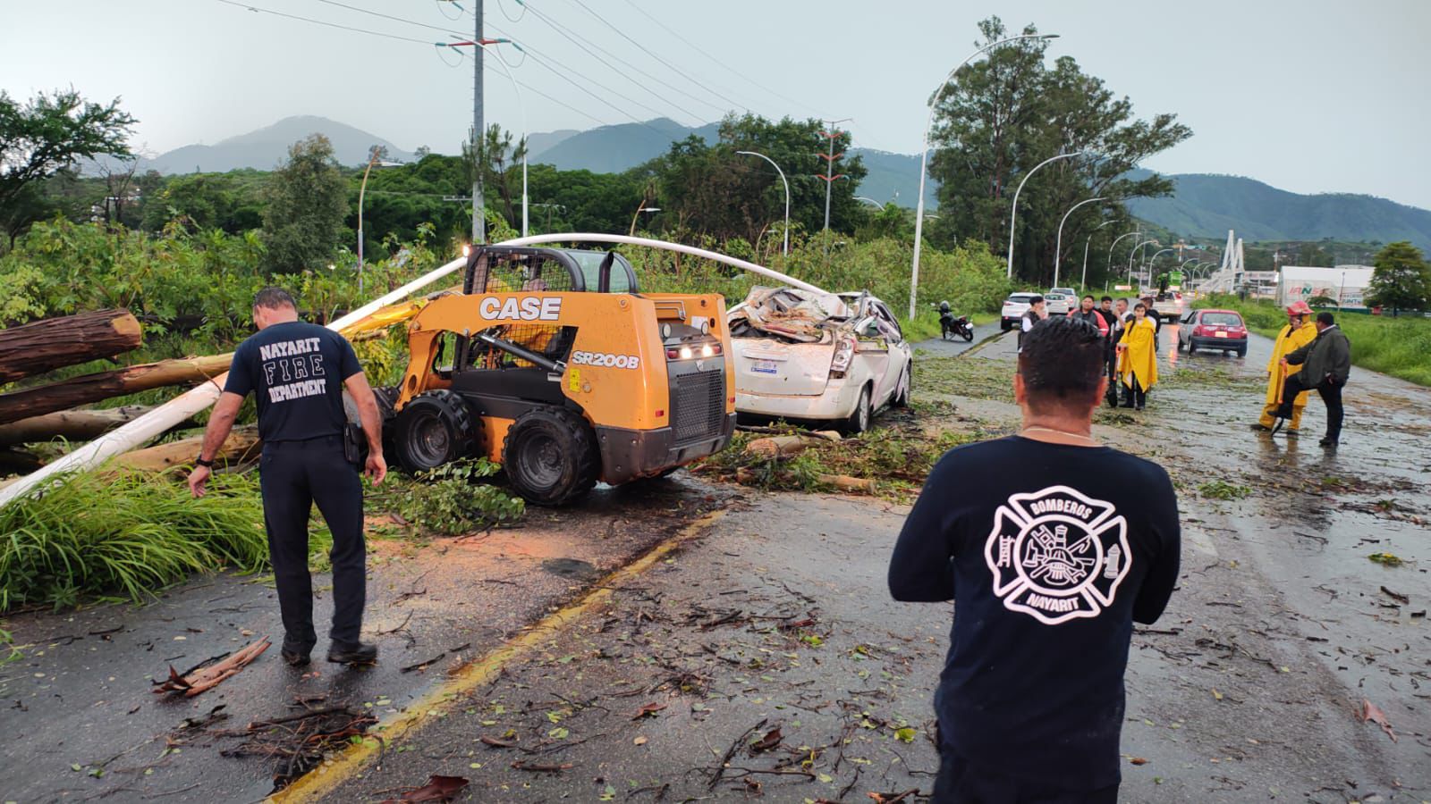 Tormenta dejó tremendo caos