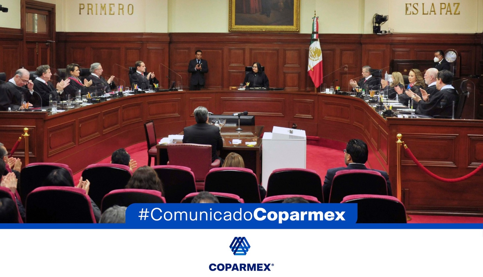 COPARMEX APOYA A LA SUPREMA CORTE EN LA REVISIÓN DE LA REFORMA AL PODER JUDICIAL